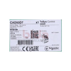Schneider Electric CAD50D7 Hilfsschütz / Auxiliary...