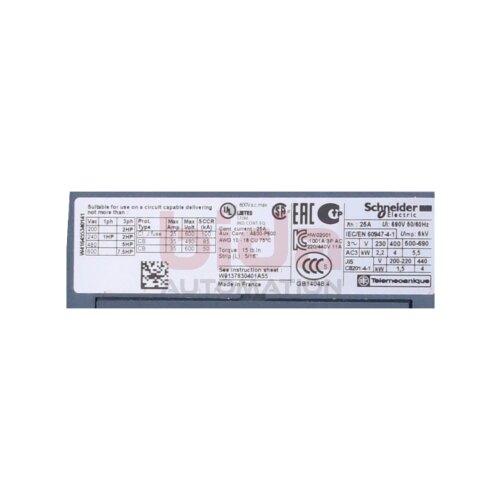 Schneider LC1D09 Leistungssch&uuml;tz Power contactor
