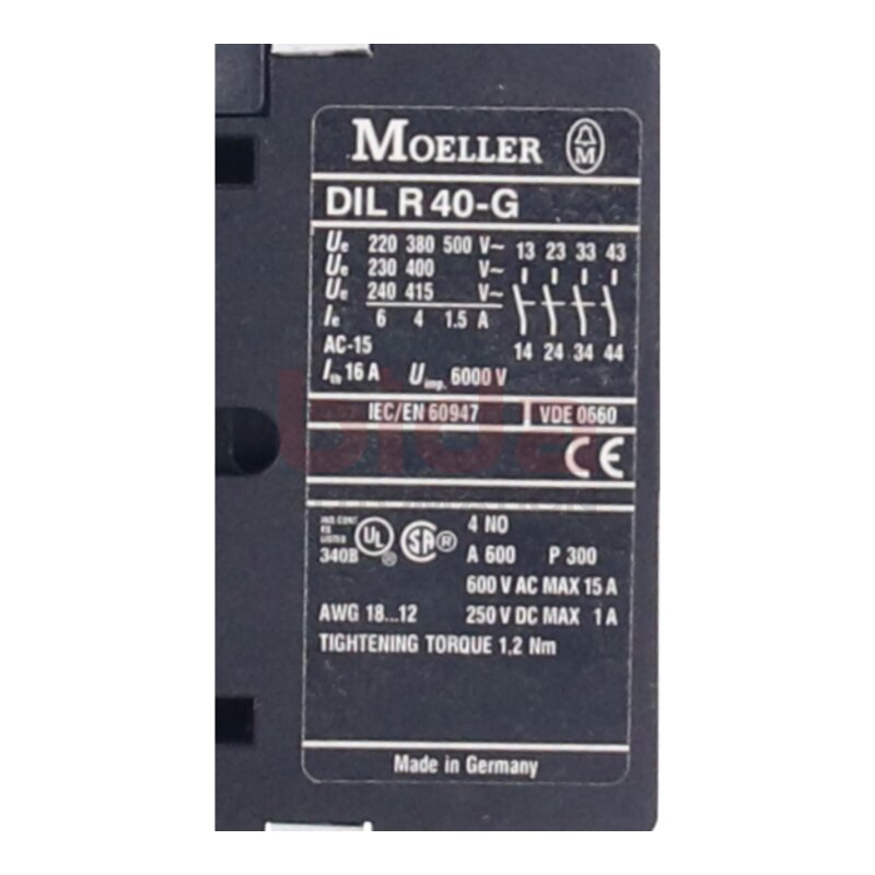 Moeller DIL R40-G / DIL R 40-G Steuerrelais Control relay