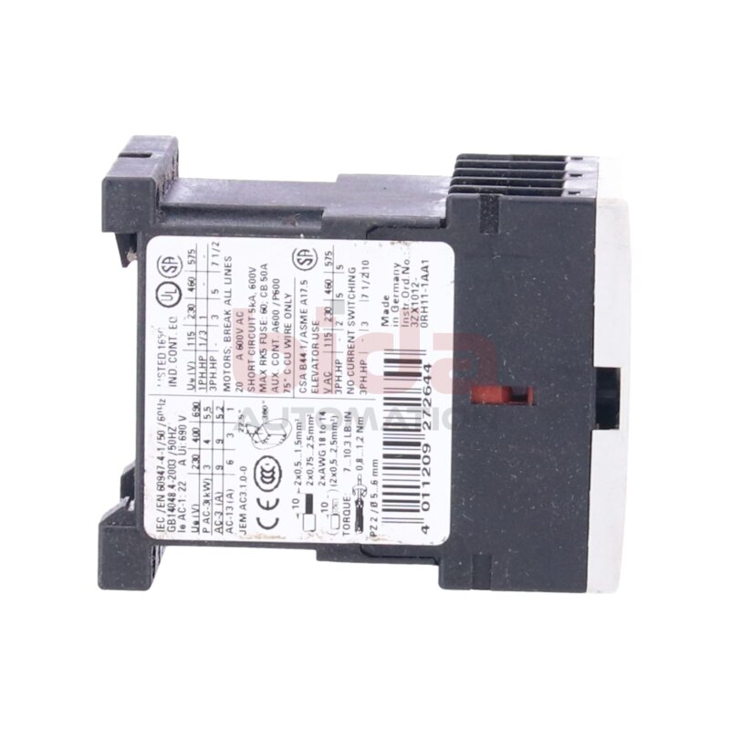 Siemens 3RT1016-1AB01 Leistungssch&uuml;tz Power contactor