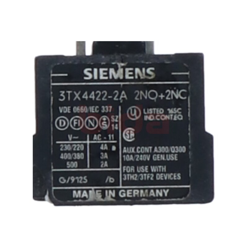Siemens 3TX4422-2A / 3TX4 422-2A Hilfsschalterblock Auxiliary switch block