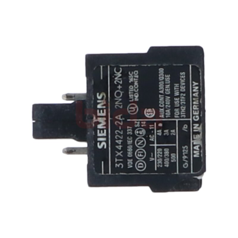 Siemens 3TX4422-2A / 3TX4 422-2A Hilfsschalterblock Auxiliary switch block
