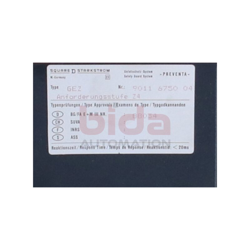 Square D GEZ / GEZ220V (Preventa 8932) Sicherheitsrelais / Safety relay