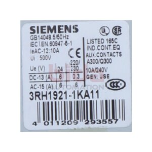 Siemens 3RH1921-1KA11 / 3RH1 921-1KA11 Hilfsschalter /...