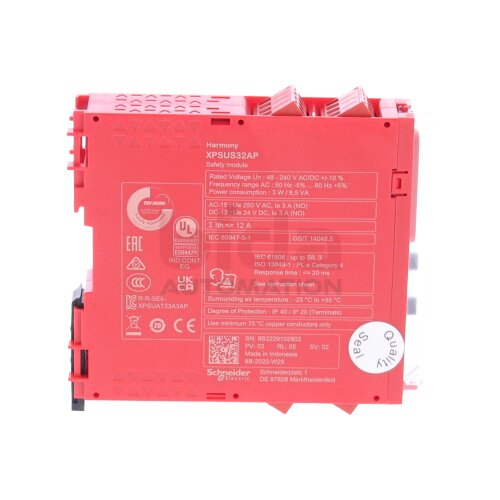 Schneider XPSUS32AP Sicherheitsrelais / Safety relais 48-240VAC/DC
