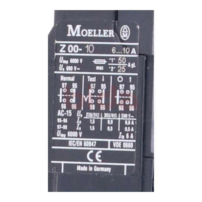 MOELLER Z00-10 &Uuml;berlastrelais Overload relay