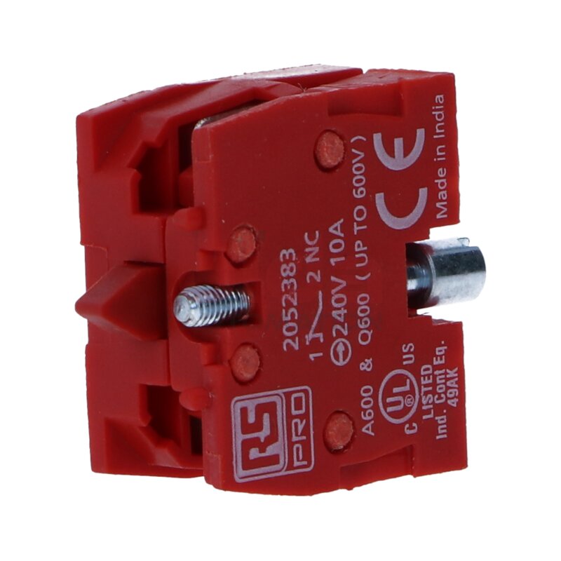 RS PRO 205-2383 Kontaktblock 1 NC Contact block