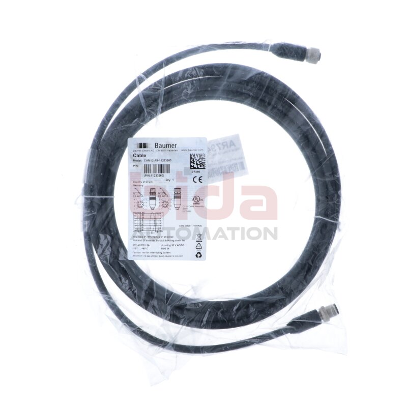 BAUMER CAM12.A8-11233260 Verbindungskabel Connecting cable