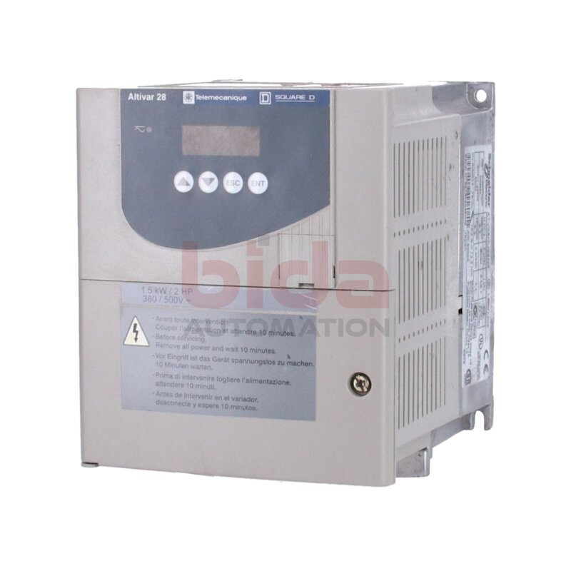 Schneider Electric ATV28HU29N4 Frequenzumrichter/ Frequency converter , 1,5 kW, EMV-Filter Klasse A