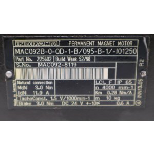 Rexroth Indramat MAC092B-0-QD-1-B/095-B-1/-I01250...