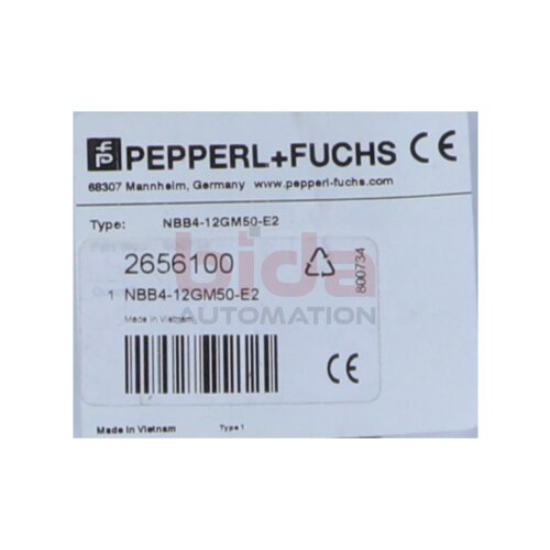 Pepperl+Fuchs NBB4-12GM50-E2 (2656100) Induktiver Sensor / Inductive sensor
