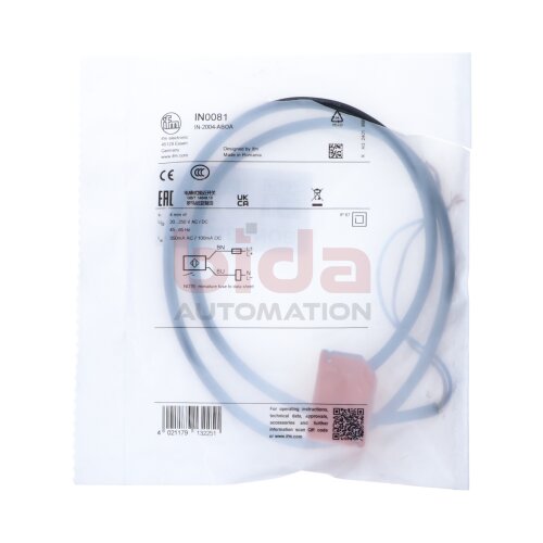 ifm electronic IN0081 Induktiver Sensor Inductive sensor