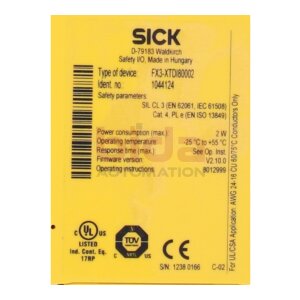 Sick FX3-XTDI80002 (1044125) Sicherheitssteuerung /...