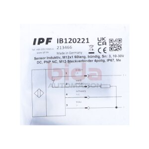 IPF IB120221 (213466) Induktiver Näherungssensor...