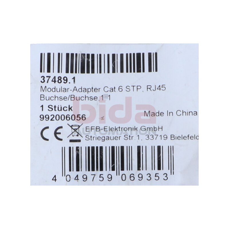 EFB Elektronik RJ45 37489.1 (992006056) Buchse / socket