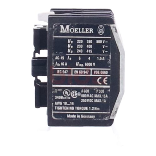 Moeller 31 DIL M Hilfssch&uuml;tz Auxiliary contactor