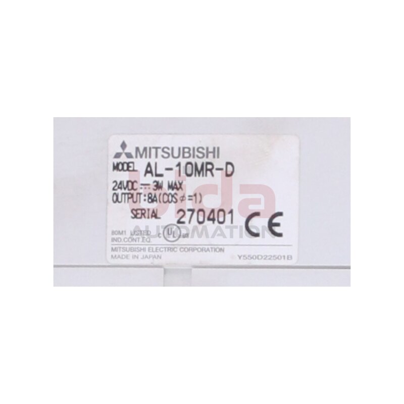 Mitsubishi AL-10MR-D ALPHA Grundger&auml;t Basic device