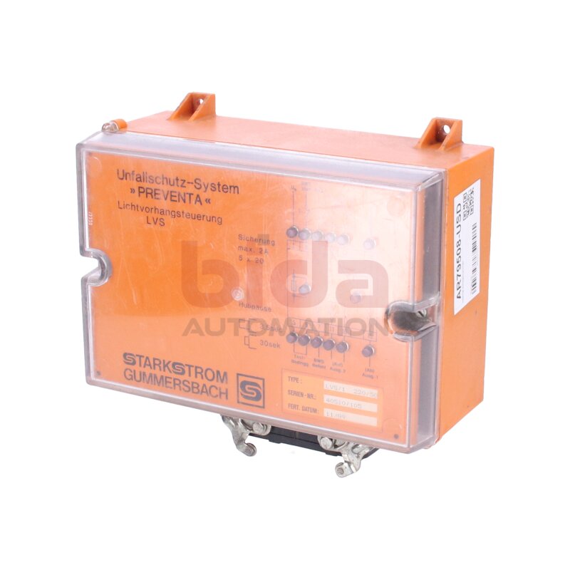 STARKSTROM GUMMERSBACH LVS/1  220/50 Unfallschutz-System Collision Prevention System