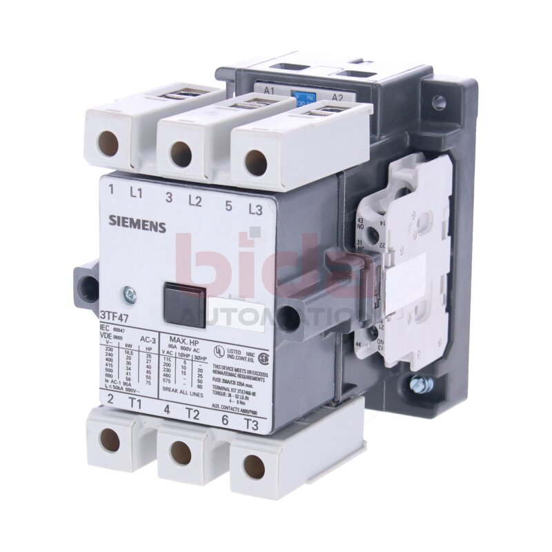 Siemens 3TF4722-0AP0 / 3TF4 722-0AP0 Leistungssch&uuml;tz Power contactor