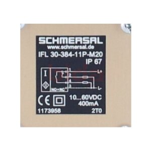 SCHMERSAL IFL 30-384-11P-M20  Induktiver...