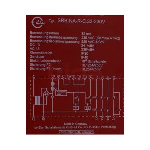 Elan SRB-NA-R-C.33-230V