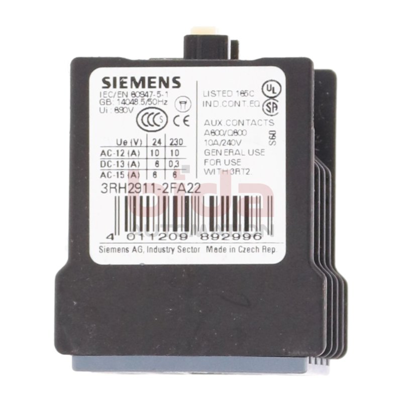 Siemens 3RH2911-2FA22 Hilfschalter Auxiliary Switch