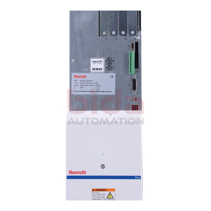 Rexroth HDS04.2-W200N-HS12-01-FW Regelger&auml;t Control unit