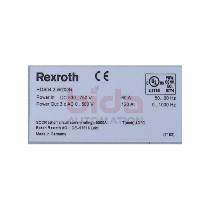 Rexroth HDS04 2-W200N Regelger&auml;t Control unit