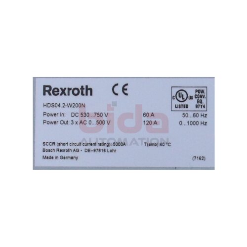 Rexroth HDS04 2-W200N Regelger&auml;t Control unit