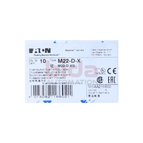EATON M22-DL-X