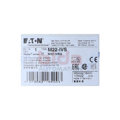 EATON M22-IVS