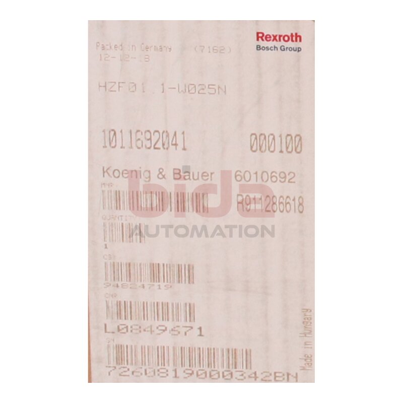 Rexroth HZF01.1-W025N(R911286618) Netzfilter Mains filter