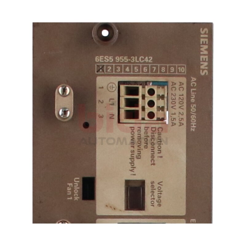 Siemens 6ES5955-3LC42 SIMATIC S5 Stromversorgung Power supply