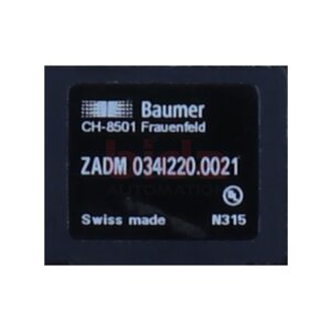 BAUMER ZADM 034I220.0021 Kantensensor / edge sensor