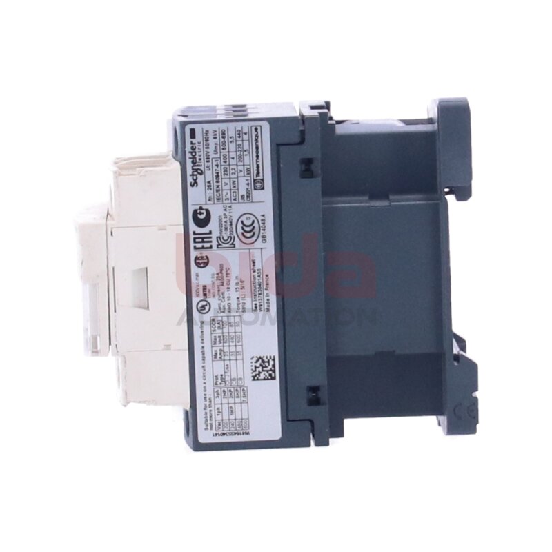 Schneider LC1D09 Leistungssch&uuml;tz / Power contactor LC1D 3p, +1S+1&Ouml;, 4 kW, 9 A, 400 V AC3, Spule 24 V DC