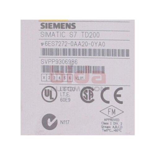 Siemens 6ES7272-0AA20-0YA0 SIMATIC S7 TD 200 TEXTDISPLAY F&Uuml;R S7-200