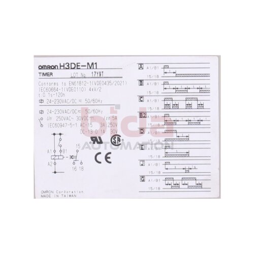 OMRON H3DE-M1 Zeitrelais Time relay