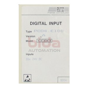 SAIA PCD4.E100 Digitaler Eingang Digital input