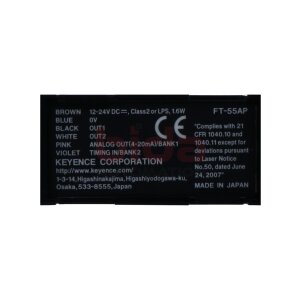KEYENCE FT-55AP Schalttafelmontage / Panel mounting...