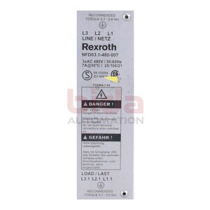 REXROTH NFD03.1-480-007 (R911286917) Netzfilter / Power...