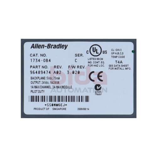 Allen-Bradley 1734-0B4 (96489474)  Ausgangsmodule / Output modules 24V DC