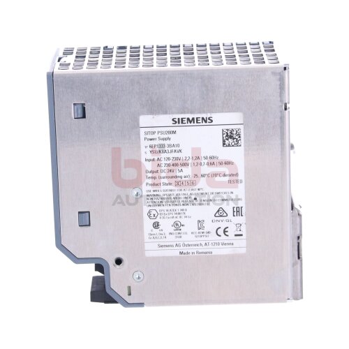 Siemens 6EP1333-3BA10 SITOP PSU200M 5 A Geregelte Stromversorgung Power supply