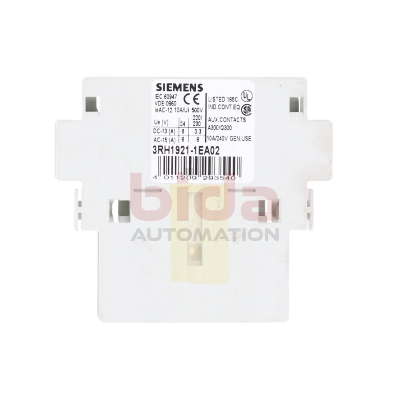 Siemens 3RH1921-1EA02 / 3RH1 921-1EA02  Hilfsschalter / Auxiliary switch