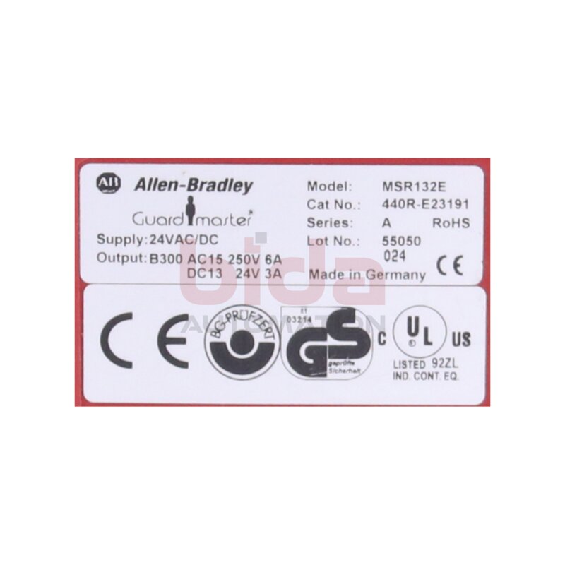 Allen-Bradley MSR132E (440R-E23191) Sicherheitsrelais / Sicherheitsrelay 24V