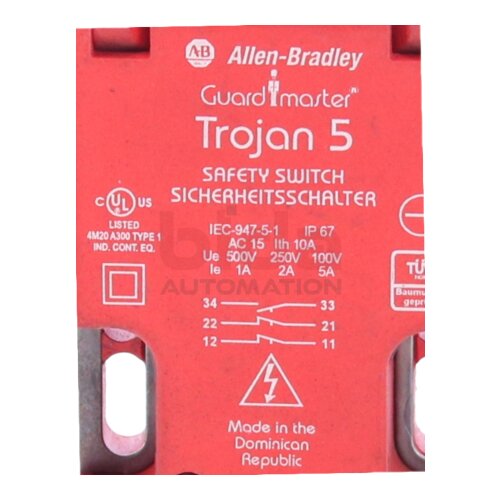 Allen-Bradley Trojan 5 Sicherheitsschalte / Safety Switch