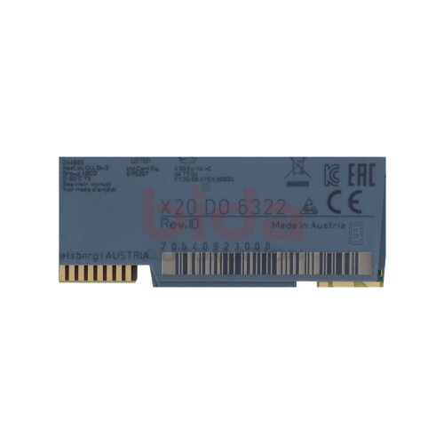 B&amp;R X20 D0 6322 Digitales Ausgangsmodul Digital output module