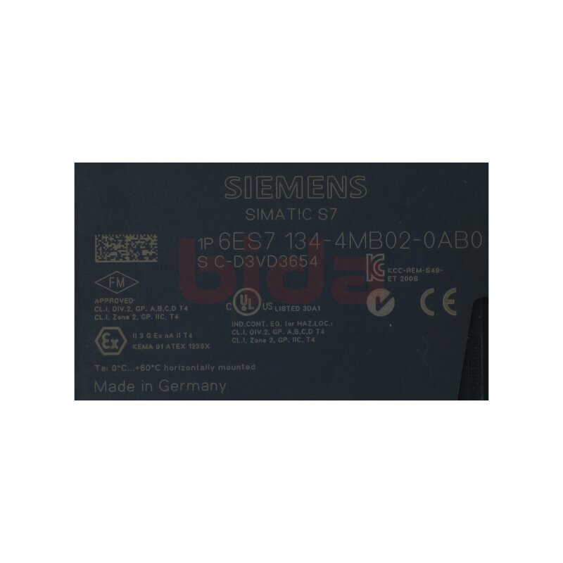 Siemens SIMATIC DP 6ES7134-4MB02-0AB0 / 6ES7 134-4MB02-0AB0  Elektronikmodul / electronic module