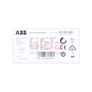 Kopie von ABB MFE190-04UN-09A0-2 Frequenzumrichter /...