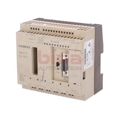 Siemens 6ES5090-8MA01 / 6ES5 090-8MA01 SIMATIC S5, Kompaktger&auml;t / compact device 24V
