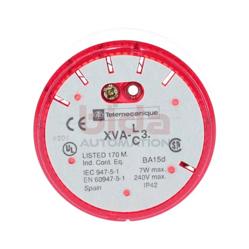 Telemecanique XVA C34 (XVA-LC3) Signalleuchte  Signallampe Rot  Stack Light Red